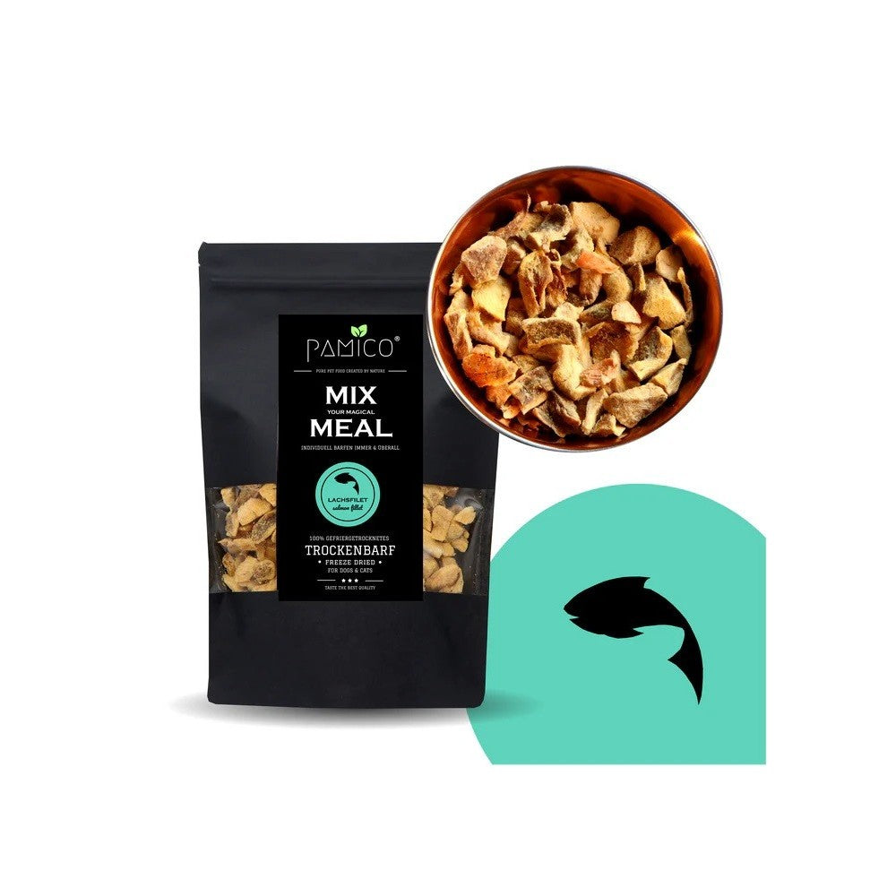 MIX MEAL FILET Z ŁOSOSIA FREEZE-DRIED 140G