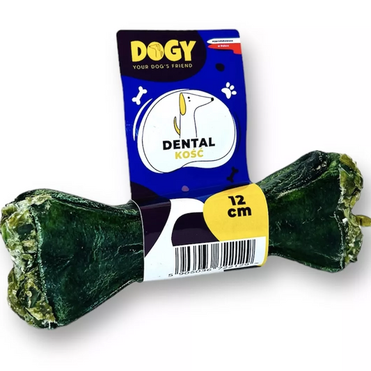 DOGY KOŚĆ DENTAL 12CM DLA PSA - KOŚĆ DO GRYZIENIA I ŻUCIA