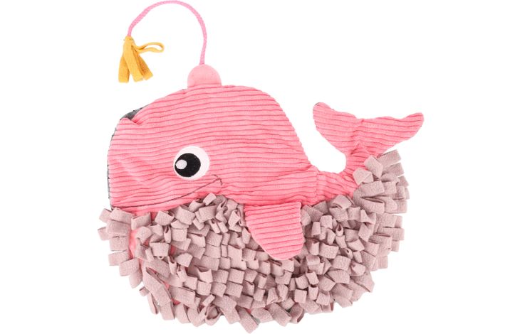 FLAMINGO SNIFFING MAT MORGANO SPERM WHALE PINK 38X32X9CM
