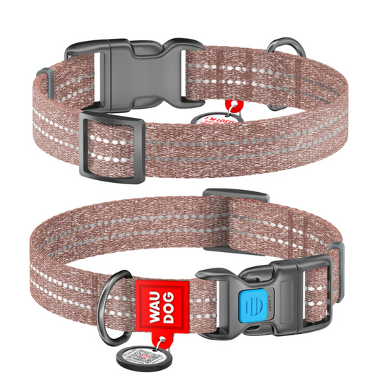 WAUDOG RECOTTON OBROŻA PLASTIKOWY FASTEX XS 10MM BRĄZOWY