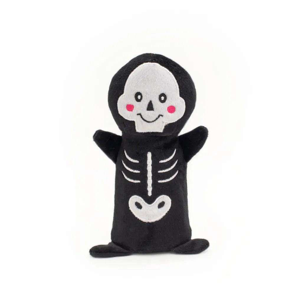 ZIPPYPAWS PLUSZOWY SZKIELET – HALLOWEENOWA, PISZCZĄCA ZABAWKA DLA PSA