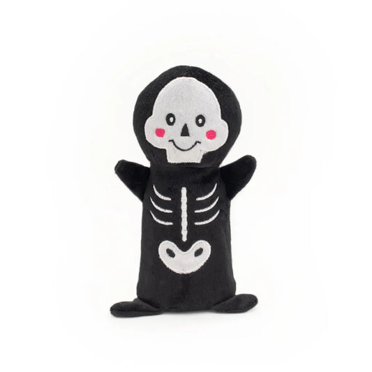 ZIPPYPAWS PLUSZOWY SZKIELET – HALLOWEENOWA, PISZCZĄCA ZABAWKA DLA PSA