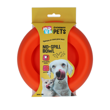 EXCELLENT PETS NO SPILL BOWL ORANGE S - MISKA