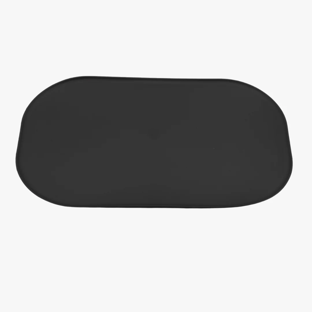 FIBOO MATA ANTYPOŚLIZGOWA POD MISKI 47X30 CM CZARNY