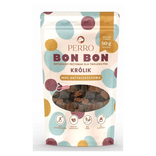 PERRO BON BON PRZYSMAKI DLA PSA KRÓLIK 80G
