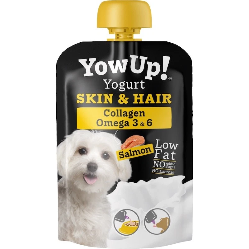 YOW UP! SKIN & HAIR JOGURT DLA PSA Z ŁOSOSIEM 115G
