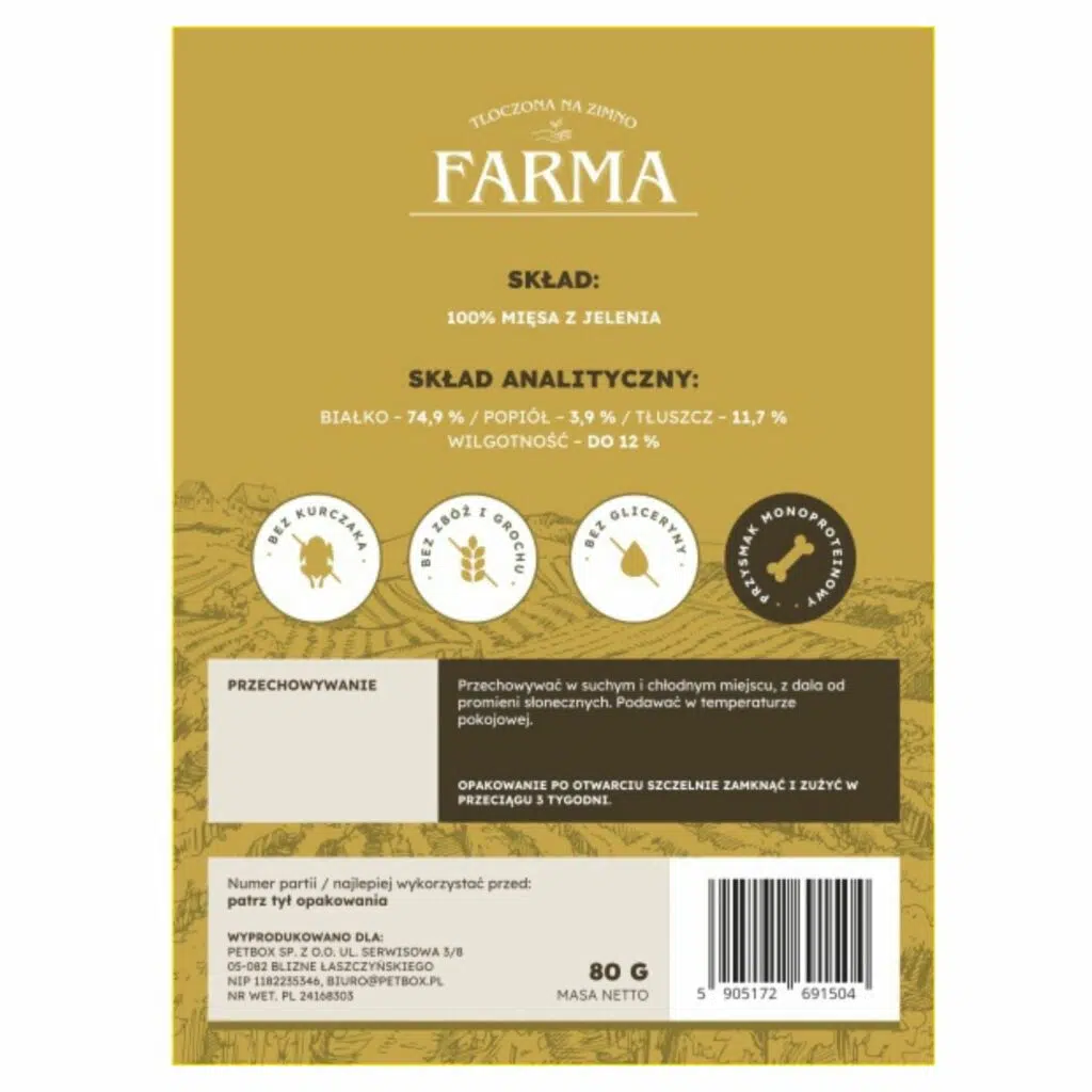 FARMA PASKI Z JELENIA 80G