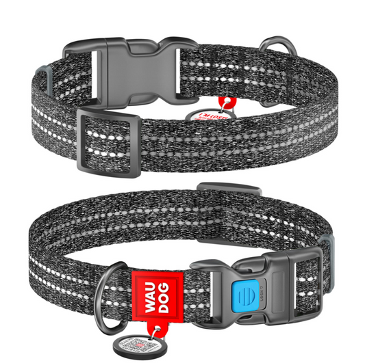 WAUDOG RECOTTON OBROŻA PLASTIKOWY FASTEX 25MM XL SZARY