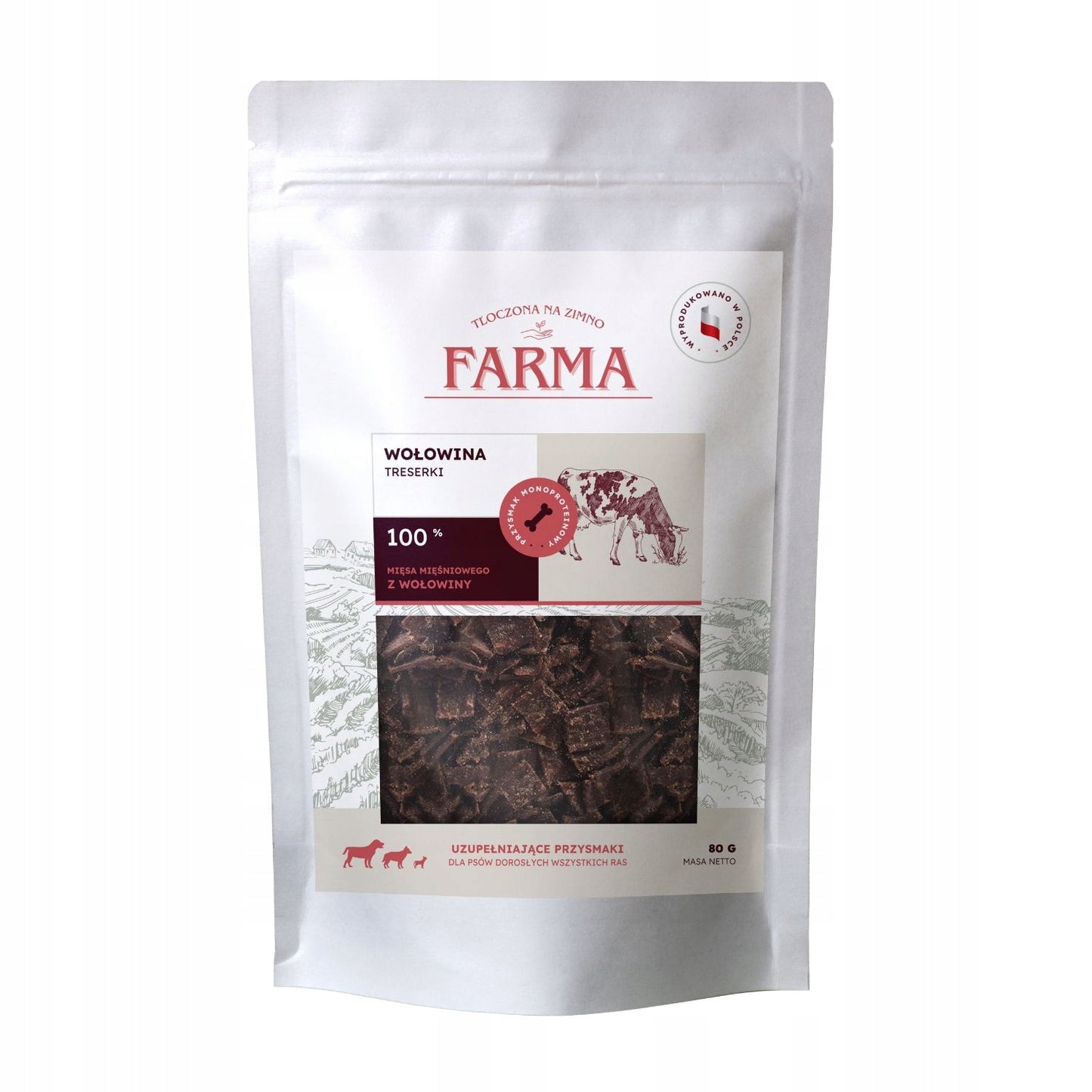 FARMA TRENERKI Z WOŁOWINY 80G