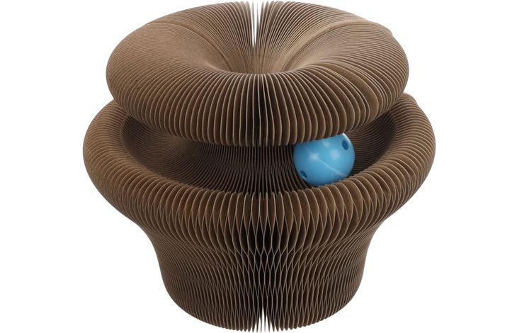 FLAMINGO SCRATCHING TOY CAMA BROWN 18,5X11X8CM