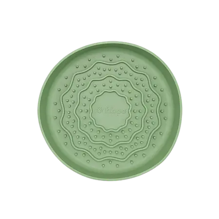 FIBOO LICK FIBOOWL MINI ZIELONY - Ø 15 cm
