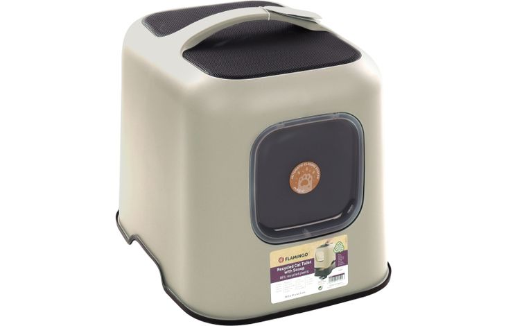 FLAMINGO CAT TOILET TRUDY TAUPE 38,5X51X44,5CM