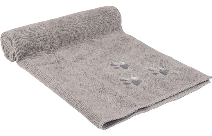 FLAMINGO MICROFIBER TOWEL GREY