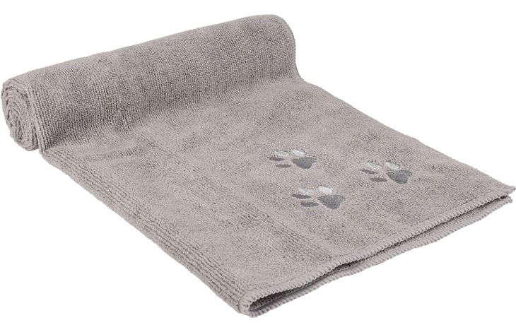 FLAMINGO MICROFIBER TOWEL GREY