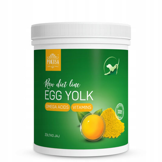 POKUSA RAW DIET LINE EGG YOLK 150G - SUSZONE ŻÓŁTKO JAJ KURZYCH