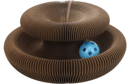 FLAMINGO SCRATCHING TOY KAVA BROWN 11,5X10,5X8CM