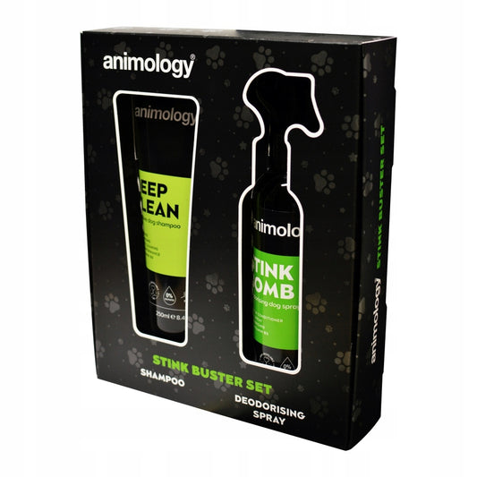ANIMOLOGY STINK BUSTER SET - ZESTAW KOSMETYKÓW NEUTRALIZUJĄCYCH BRZYDKIE ZAPACHY