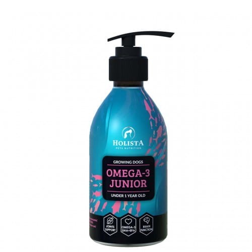HOLISTA OMEGA3 JUNIOR OIL 200ML- OLEJ Z DZIKICH RYB DLA SZCZENIĄT