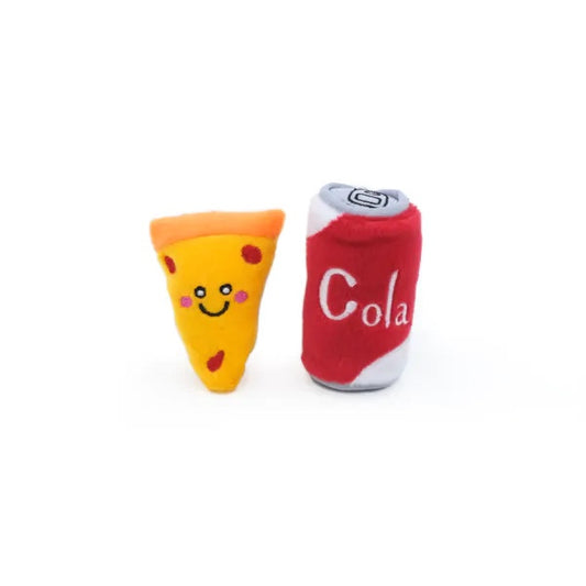 ZIPPYCLAWS ZABAWKA DLA KOTA 2-PAK PIZZA & COLA