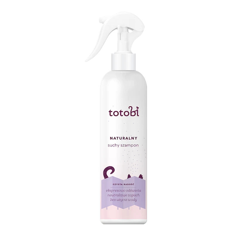 TOTOBI NATURALNY SUCHY SZAMPON 300ML - CZYSTOŚĆ, ŚWIEŻOŚĆ I PIELĘGNACJA W 3 MINUTY