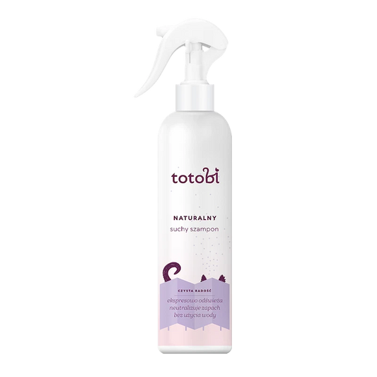 TOTOBI NATURALNY SUCHY SZAMPON 300ML - CZYSTOŚĆ, ŚWIEŻOŚĆ I PIELĘGNACJA W 3 MINUTY