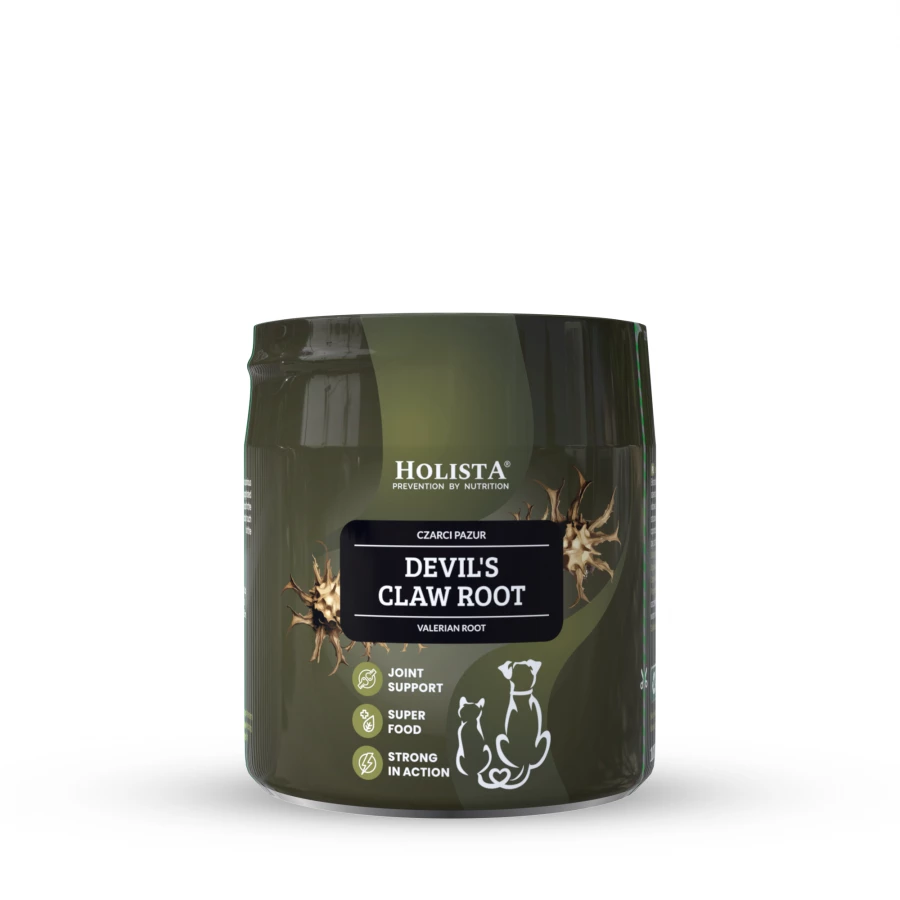HOLISTA DEVIL'S CLAW 100G - EKSTRAKT Z CZARCIEGO PAZURA DLA PSA I KOTA
