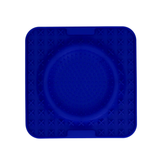 EAT SLOW LIVE LONGER LICK MAT WAVE BLUE