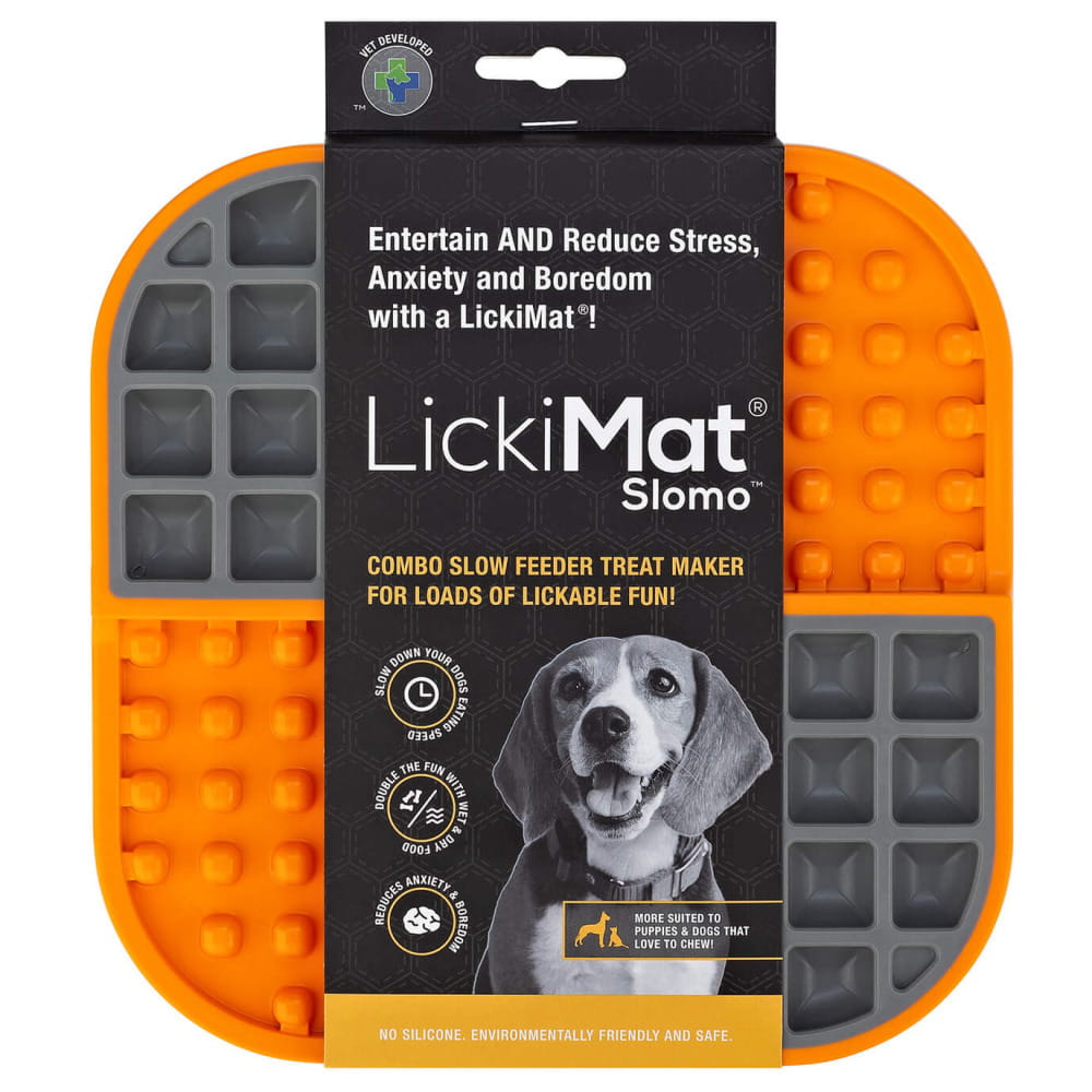LICKIMAT SLOMO POMARAŃCZOWY – MATA SPOWALNIAJĄCA JEDZENIE