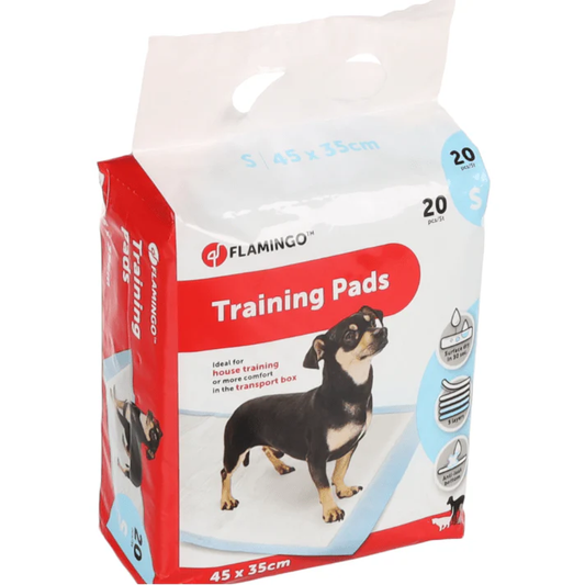 FLAMINGO TRAINING PAD PADY S 20PCS 45X35CM