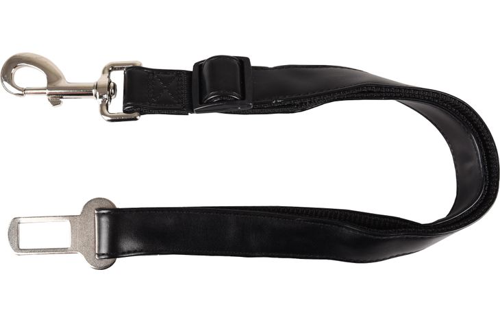 FLAMINGO CAR SAFETY BELT KURA BLACK M 44-77CM