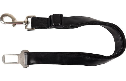 FLAMINGO CAR SAFETY BELT KURA BLACK M 44-77CM