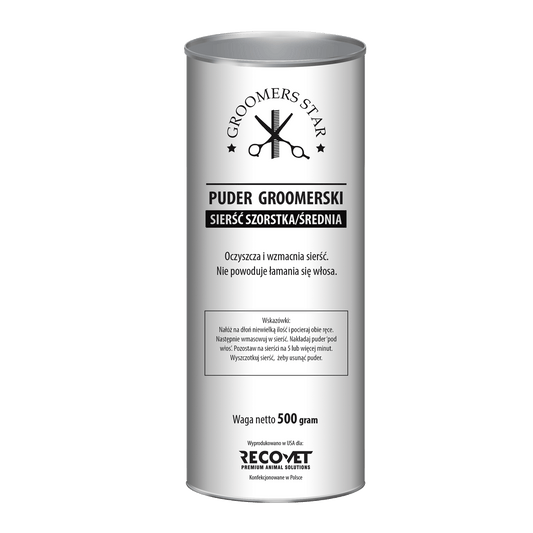 GROOMERS STAR PUDER SIERŚĆ SZORSTKA / ŚREDNIA 500G