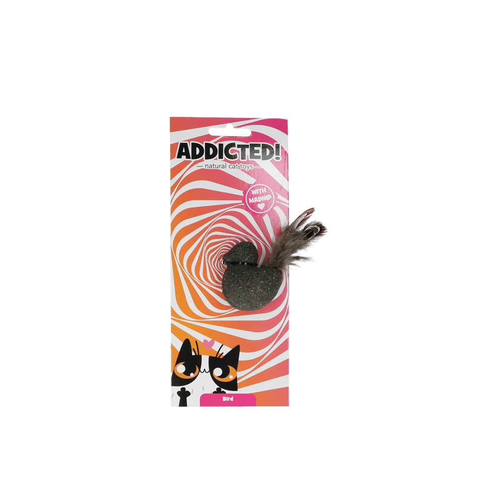 ADDICTED BIRD WITH FEATHERS
