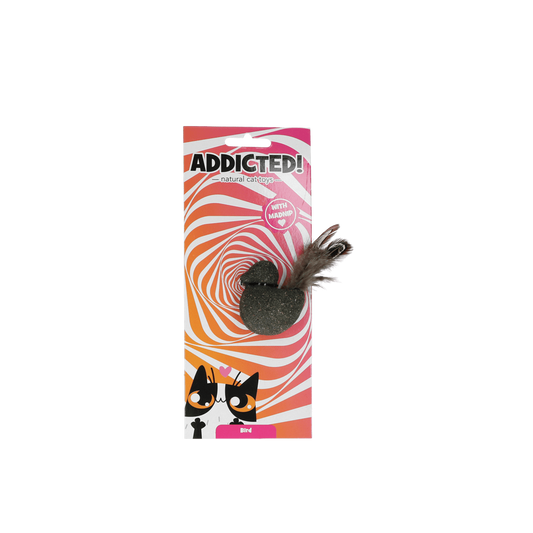 ADDICTED BIRD WITH FEATHERS