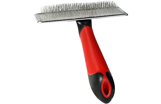 FLAMINGO SLICKER BRUSH + HANDLE PREMIUM L