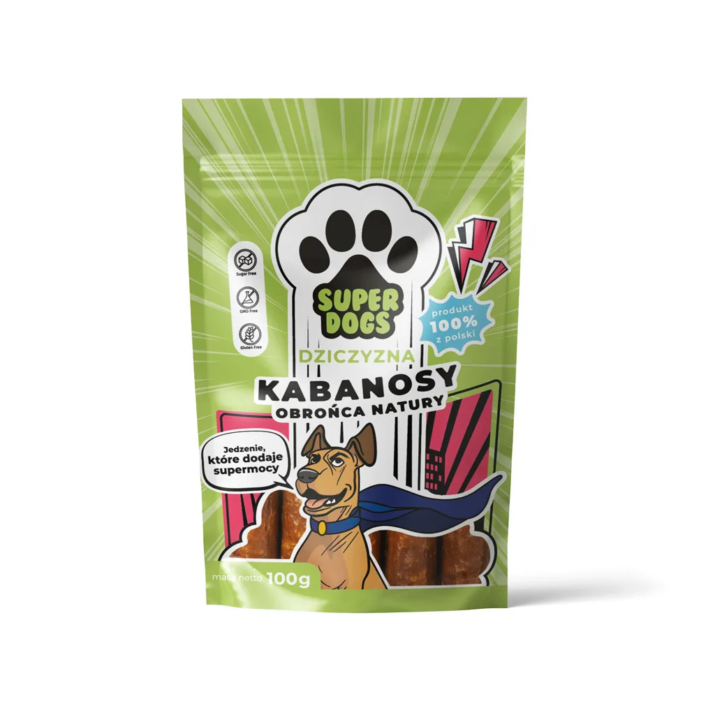 UNISZKI KABANOSY SUPERDOGS OBROŃCA NATURY. DZICZYZNA