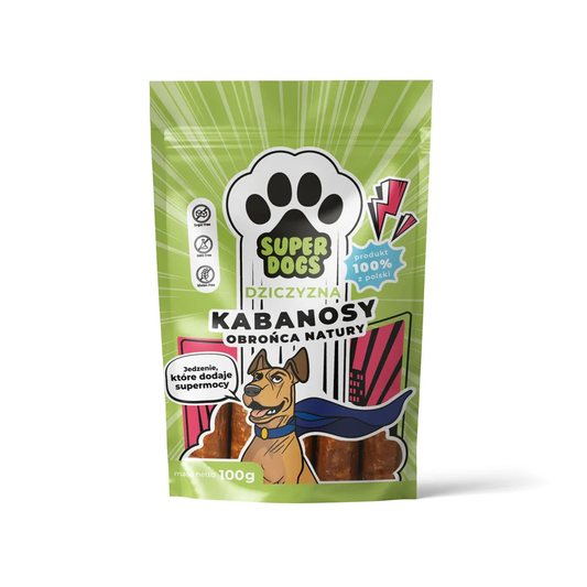 UNISZKI KABANOSY SUPERDOGS OBROŃCA NATURY. DZICZYZNA