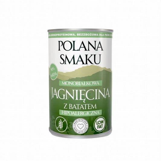 POLANA SMAKU MOKRA KARMA PIES JAGNIĘCINA Z BATATEM 400G