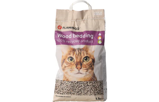FLAMINGO WOOD BEDDING 5,5 KG - FSC RECYCLED CREDIT