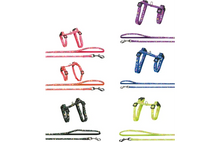 FLAMINGO CAT HARNESS WITH LEASH PARTY MULTIPLE COLOURS 18-25CM 22-33CM 100CM 10MM