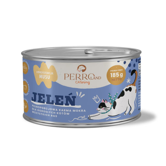 PERRO CATERING KARMA DLA KOTÓW JELEŃ 185G