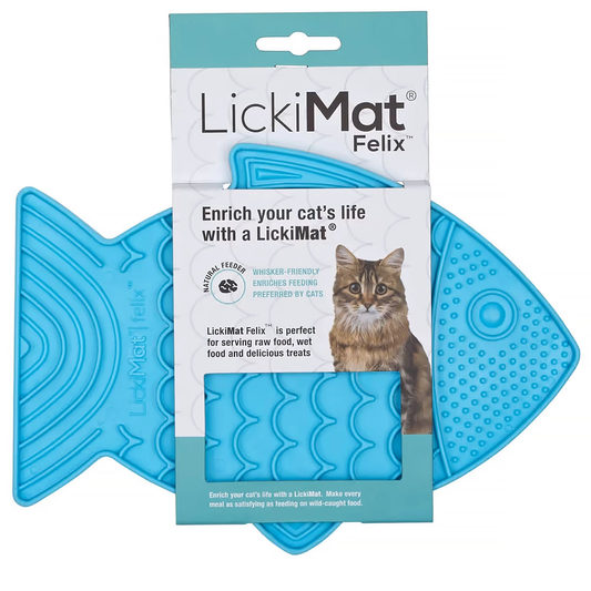 LICKIMAT CLASSIC FELIX CAT TURKUSOWA