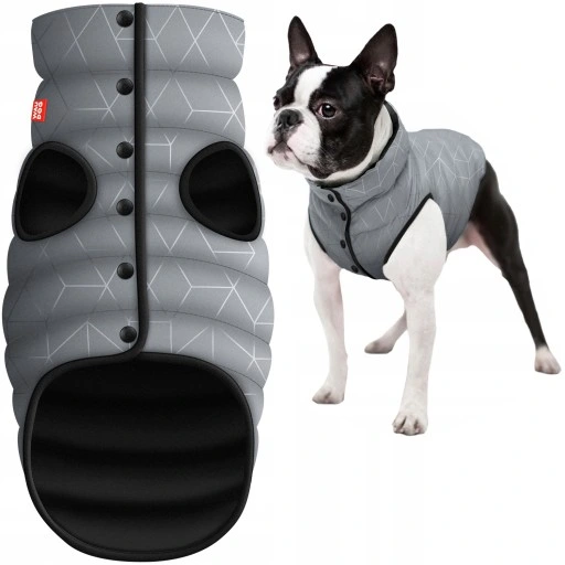 WAUDOG CLOTHES KURTKA DLA PSA ODBLASKOWA, L55, В 77-80 СM, С 50-55 СM