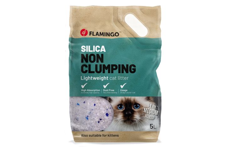 FLAMINGO CAT LITTER SILICA MEDIUM 5L