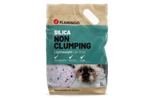 FLAMINGO CAT LITTER SILICA MEDIUM 5L