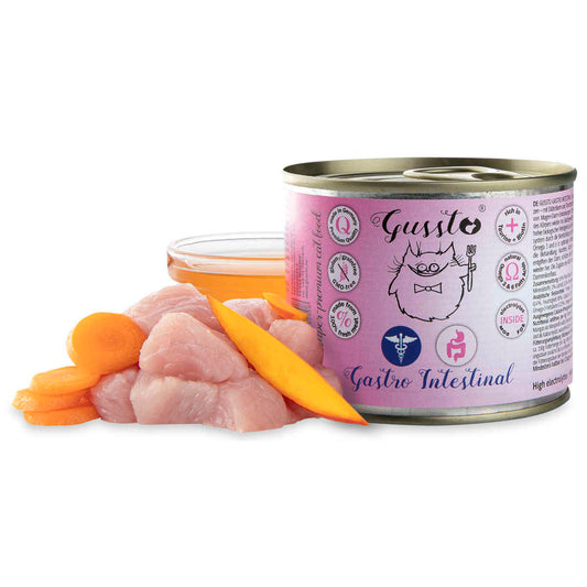 GUSSTO MOKRA KARMA DLA KOTA GASTRO INTESTINAL 200G