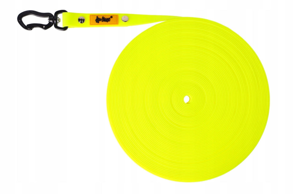 DINGO SMYCZ TRENINGOWA BEZ RĄCZKI SZER. 1,6CM DŁ. 20M ŻÓŁTA