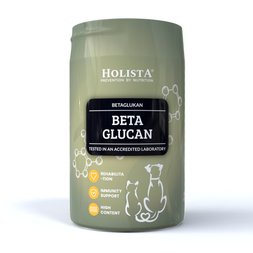 HOLISTA BETAGLUCAN 200G - NATURALNE WSPARCIE ODPORNOŚCI PSA I KOTA