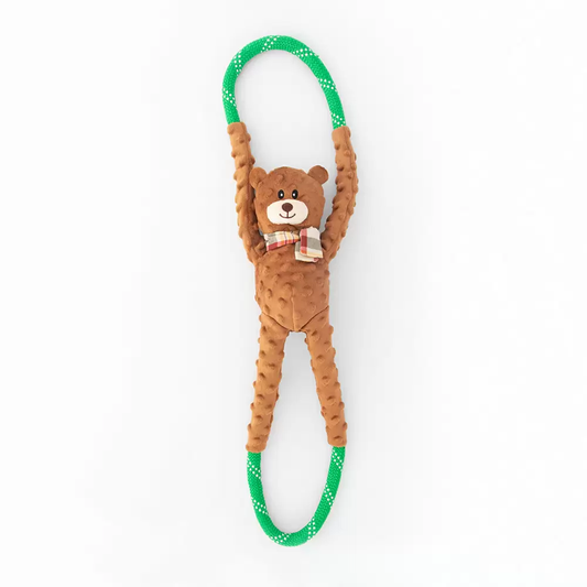 ZIPPY PAWS ROPETUGZ BEAR