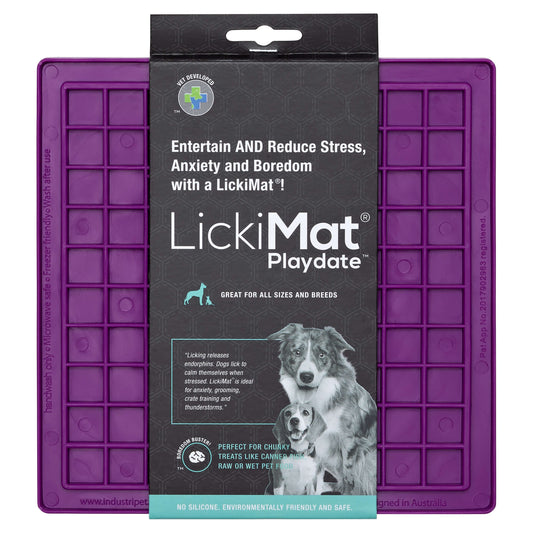 LICKIMAT PLAYDATE FIOLETOWA - MATA DO LIZANIA